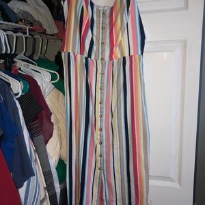 Spaghetti trap dress